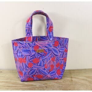CONSUELA Tote Blue Red Pink Floral Coretta Small Grab n Go Shoulder Bag Boho PVC